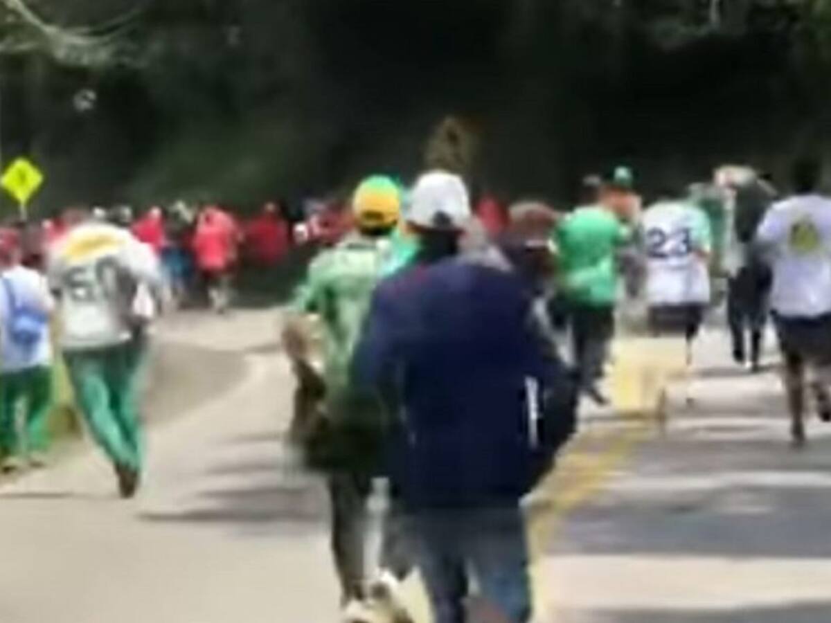 8 "hinchas" de Quindío heridos por enfrentamiento con "hinchas" de América