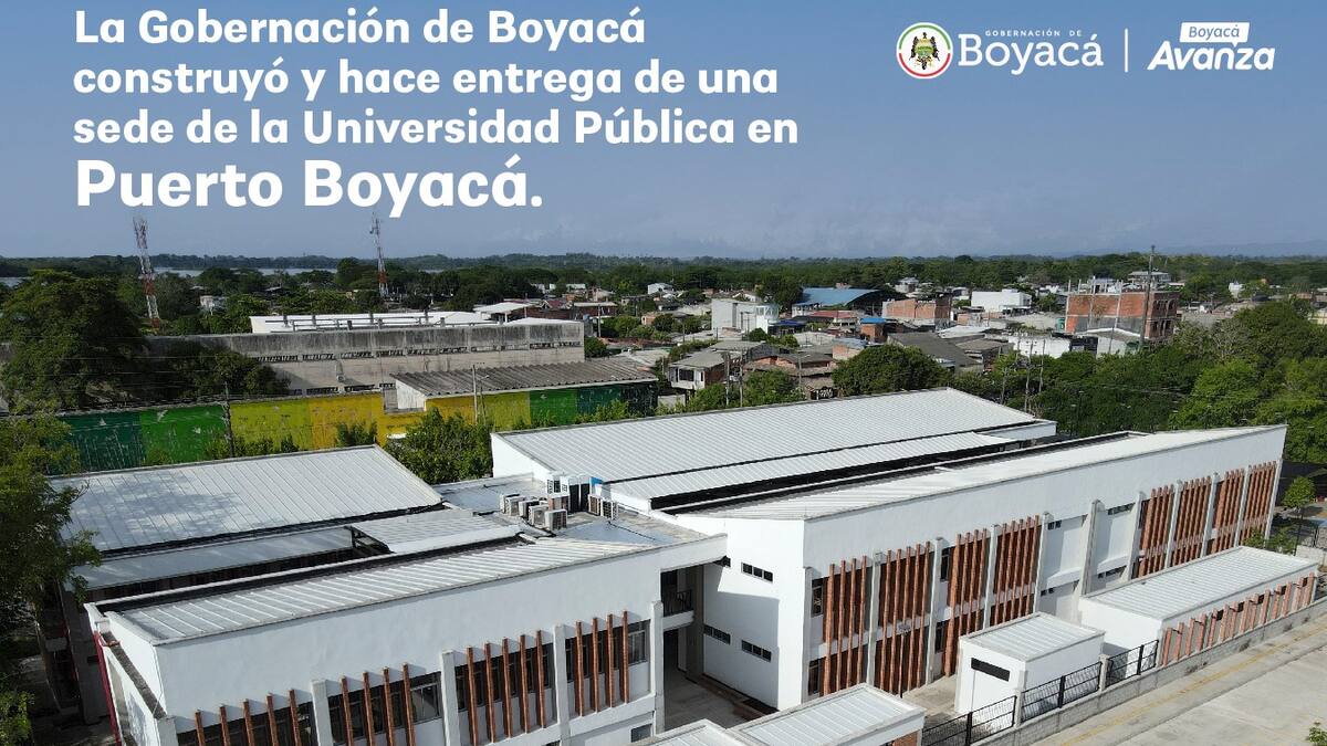 Gobernación de Boyacá construyó nueva sede para la UPTC en Puerto Boyacá