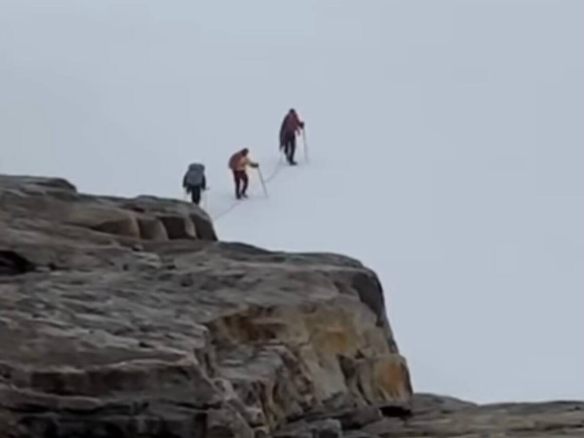 Imponen comparendos por ingreso ilegal a zona glaciar del Ritacuba Blanco en el PNN El Cocuy