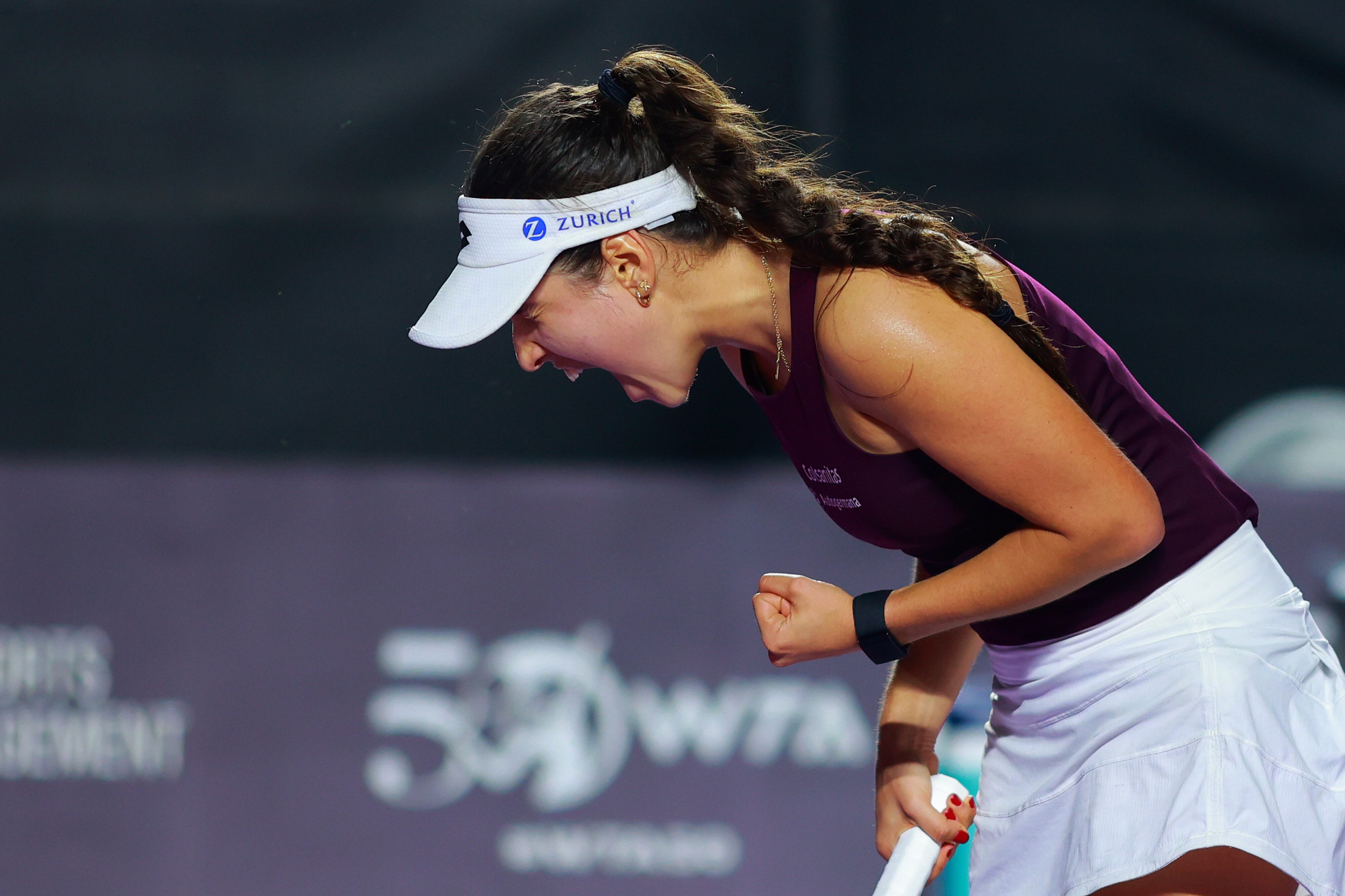 Camila Osorio, raqueta femenina número uno de Colombia. (Photo by Marcos Dominguez/Jam Media/Getty Images)
