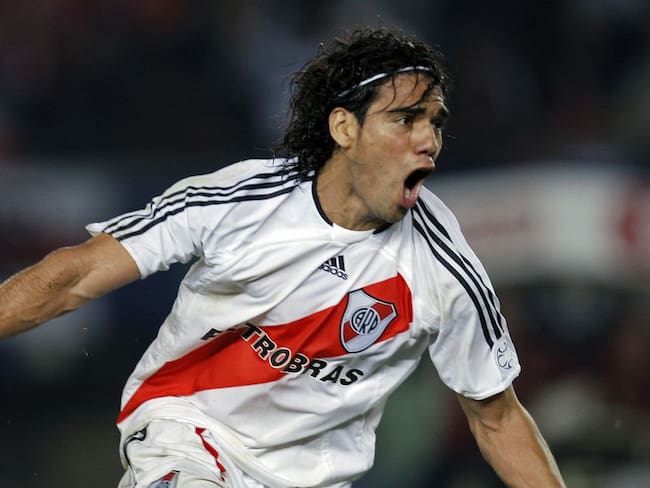 Radamel Falcao jugó en River Plate entre el 2005 y el 2009.