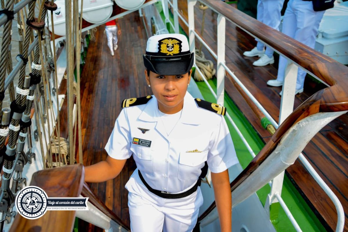 A bordo del Buque Gloria