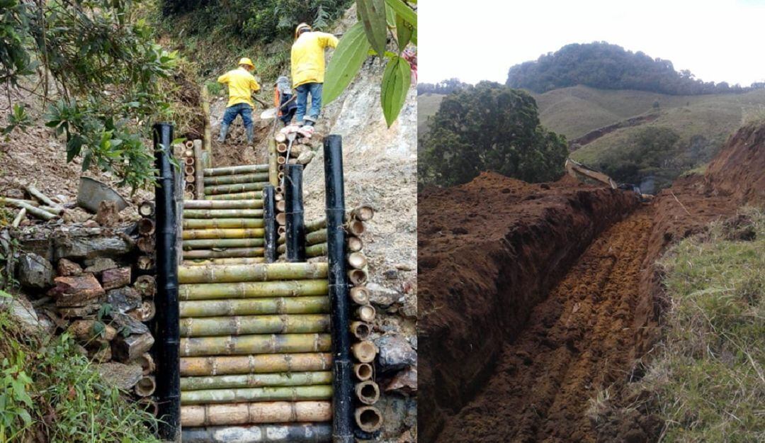 Intervenciones en vías y laderas de Caldas
