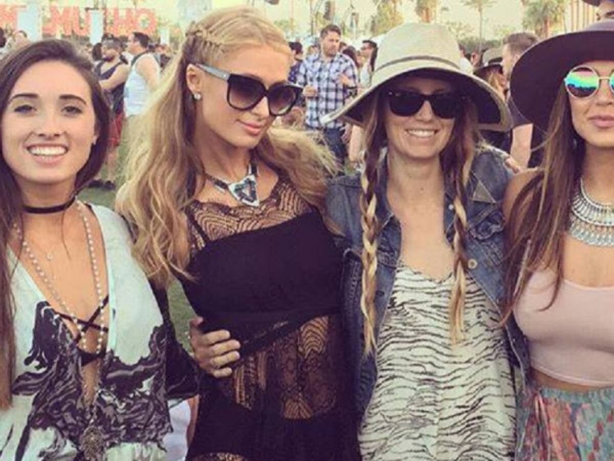 Famosos se desordenan en el festival de música Coachella