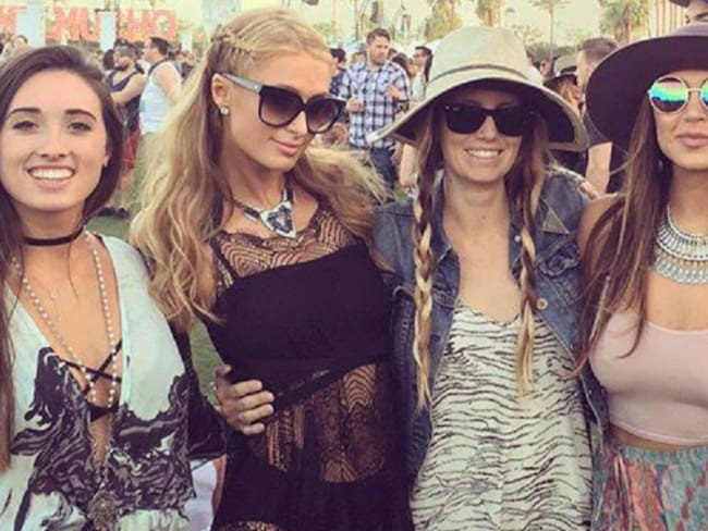 Famosos se desordenan en el festival de música Coachella