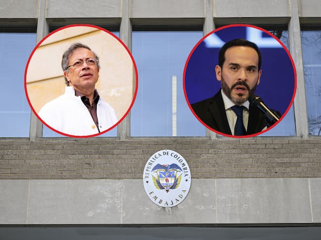 Imagen de referencia | Embajada de Colombia: Foto suministrada / Gustavo Petro - Abelardo de la Espriella: Colprensa.