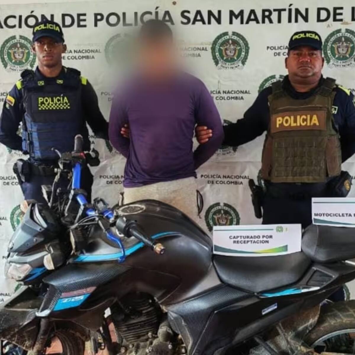Cae mototaxista en San Martín de Loba que trabajaba en una motocicleta robada