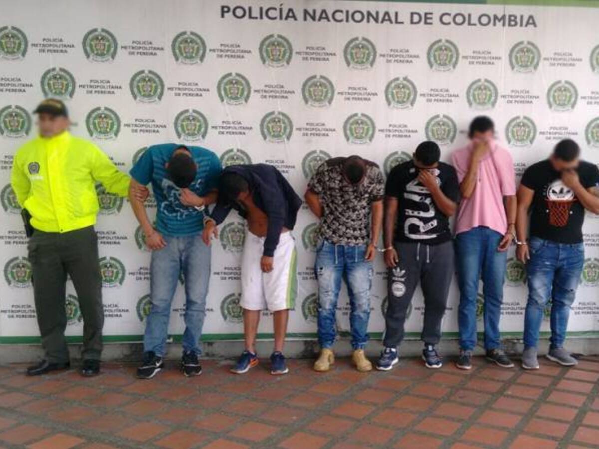 Cayeron los "andora", banda dedicada al tráfico de drogas en el centro de Pereira