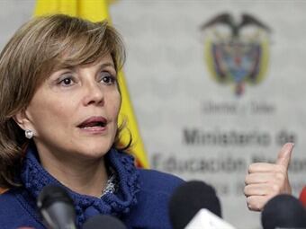 Ministra de Educación, María Fernanda Campo. Foto: Colprensa.