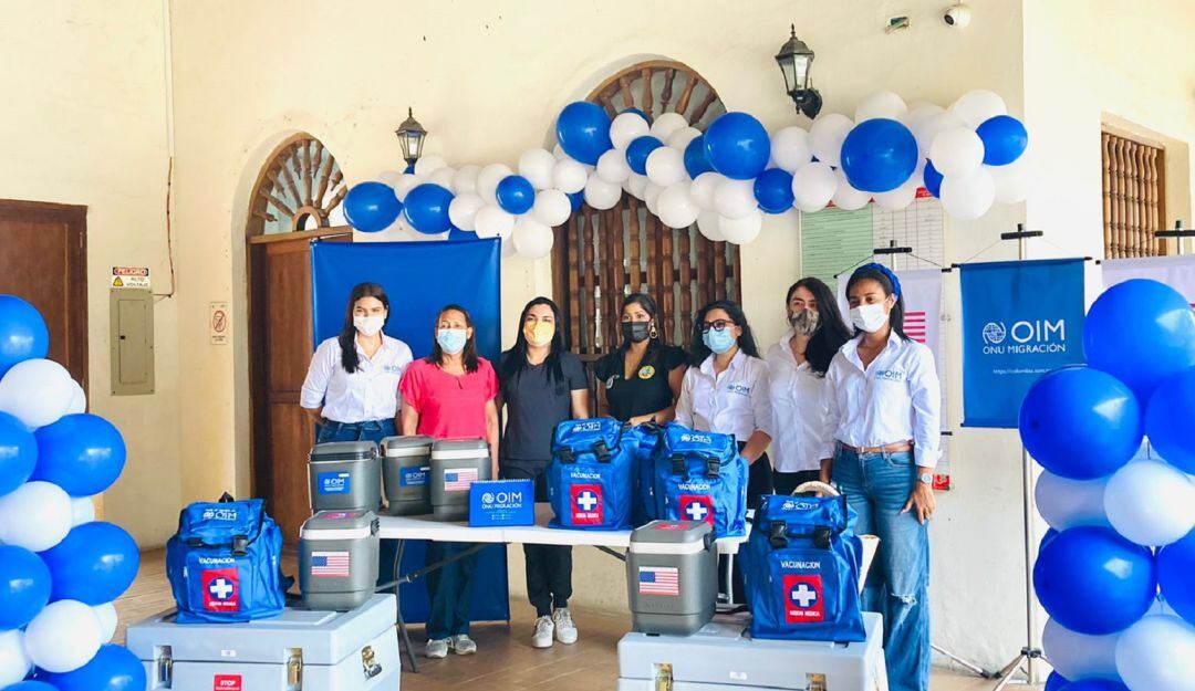 La donación fue hecha por la Organización Internacional para las Migraciones