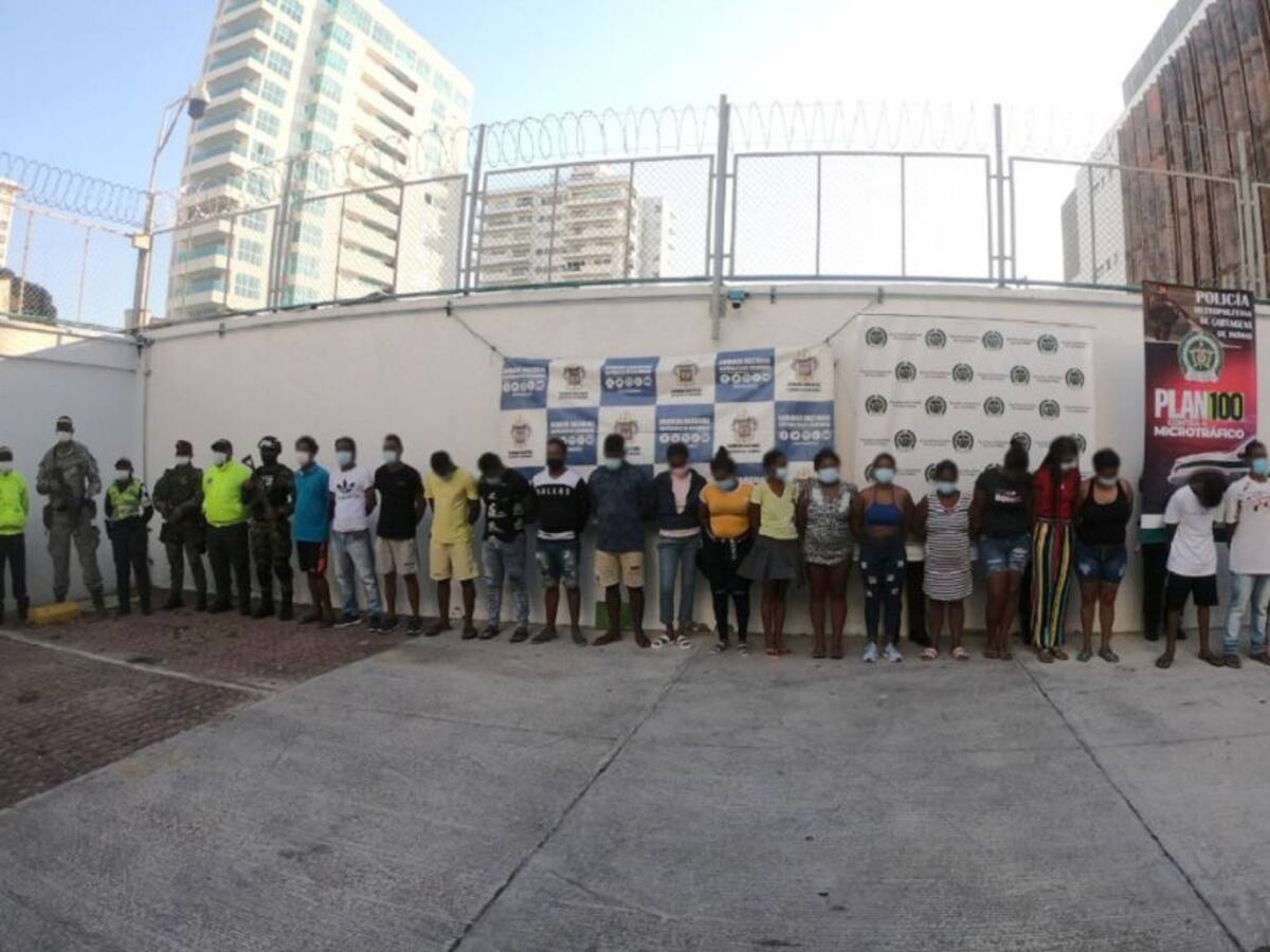 Desarticularon a los ‘Terraplén’, dedicados al microtráfico en Cartagena