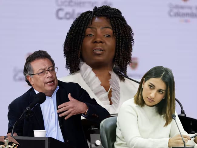 Laura Sarabia vía Getty Images // La vicepresidenta de Colombia, Francia Márquez, EFE/ Carlos Ortega / Carlos Ortega (EFE) // Presidente de Colombia, Gustavo Petro. EFE/ Mauricio Dueñas Castañeda ARCHIVO / Mauricio Dueñas Castañeda (EFE)