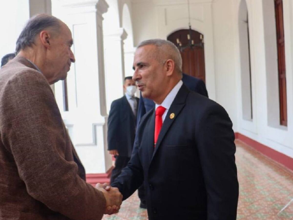 Canciller designado de Colombia se reúne con gobernador del Estado Táchira
