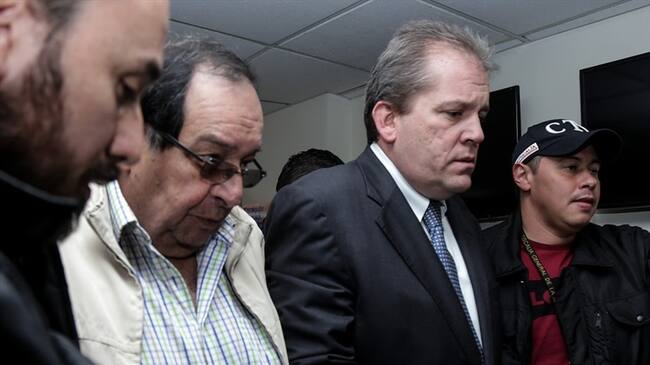 Los empresarios Federico Gaviria y Eduardo Zambrano fueron capturados por el CTI de la Fiscalía el pasado miércoles 19 de julio. Foto: Colprensa