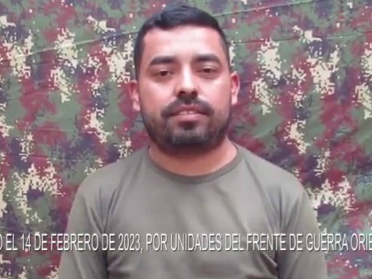 ELN entrega prueba de vida del sargento del Ejército, Libey Danilo Bravo