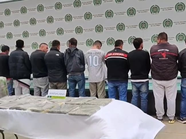 40 personas capturadas por tráfico en Bogotá