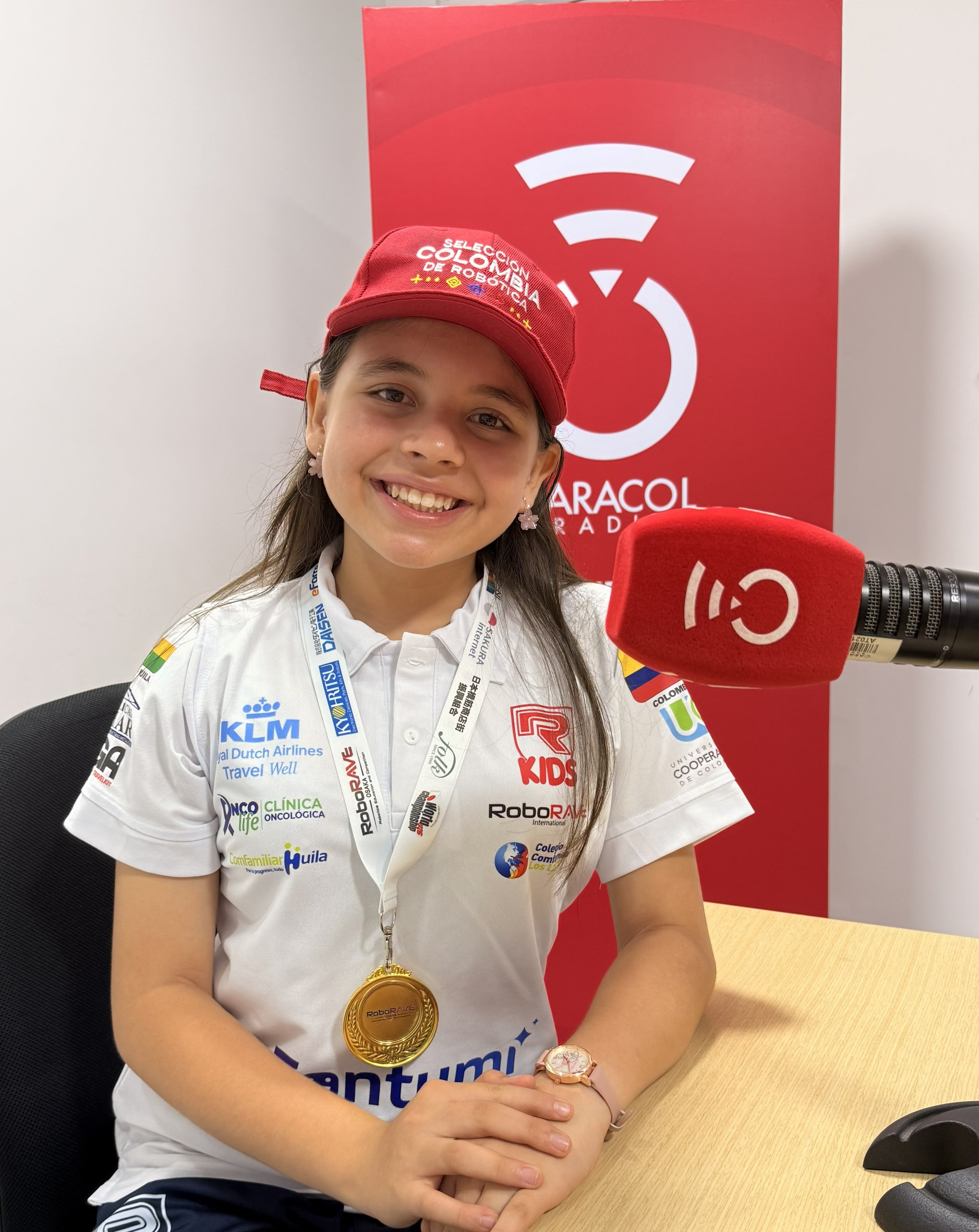 Tercer puesto en el Mundial RoboRAVE International Osaka 2026. Foto Caracol Radio Neiva