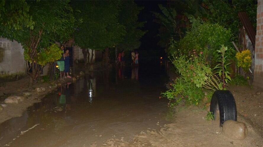Por lluvias en la Sierra Nevada aumenta nivel del río Aracataca. Foto: Alcaldía de Aracataca
