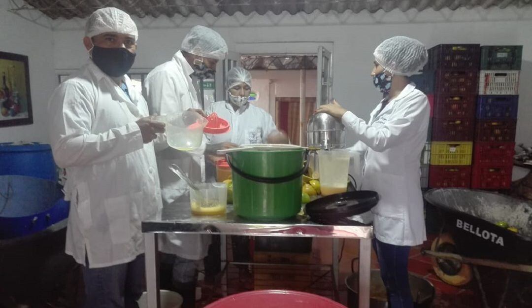 Producción de vino artesanal en Lejanías, Meta.