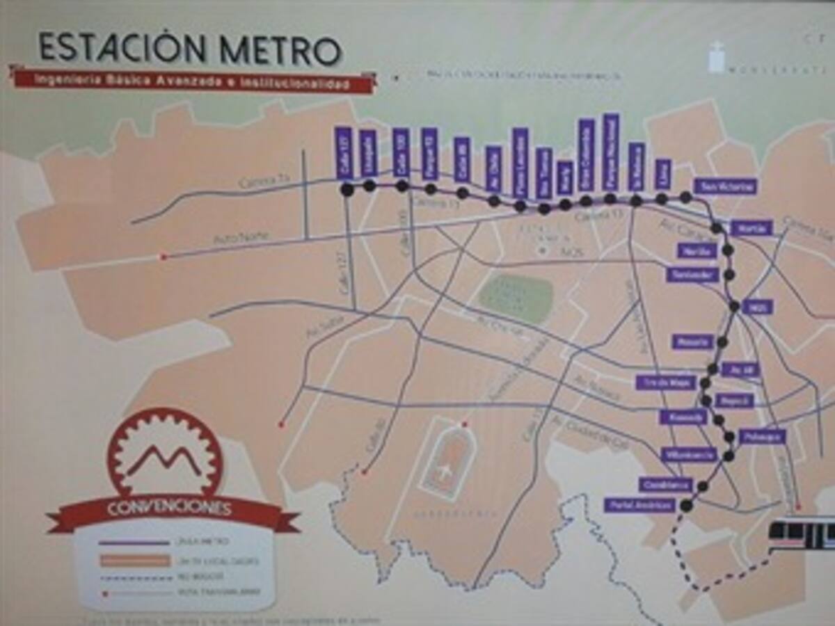 Así sería el Metro de Bogotá