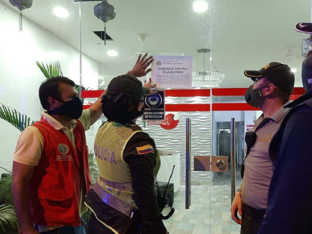 Autoridades cierran dos hoteles en Cartagena por incumplir medidas