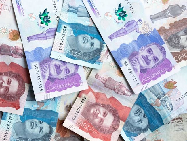 Billetes colombianos.         Foto: Getty 