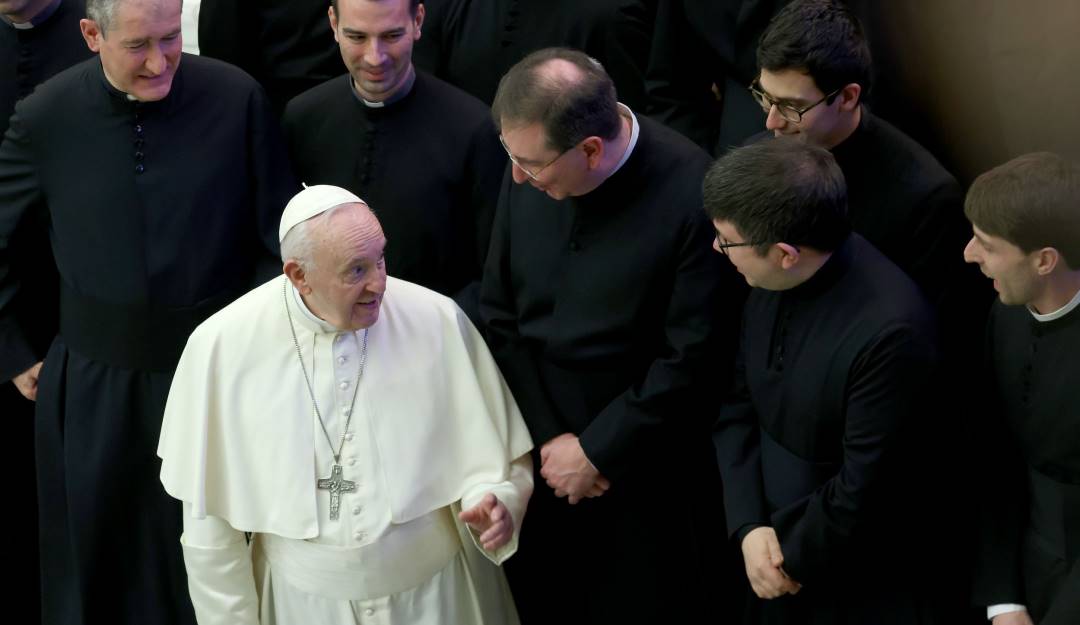 El papa Francisco durante la audiencia general.                Foto: Getty 