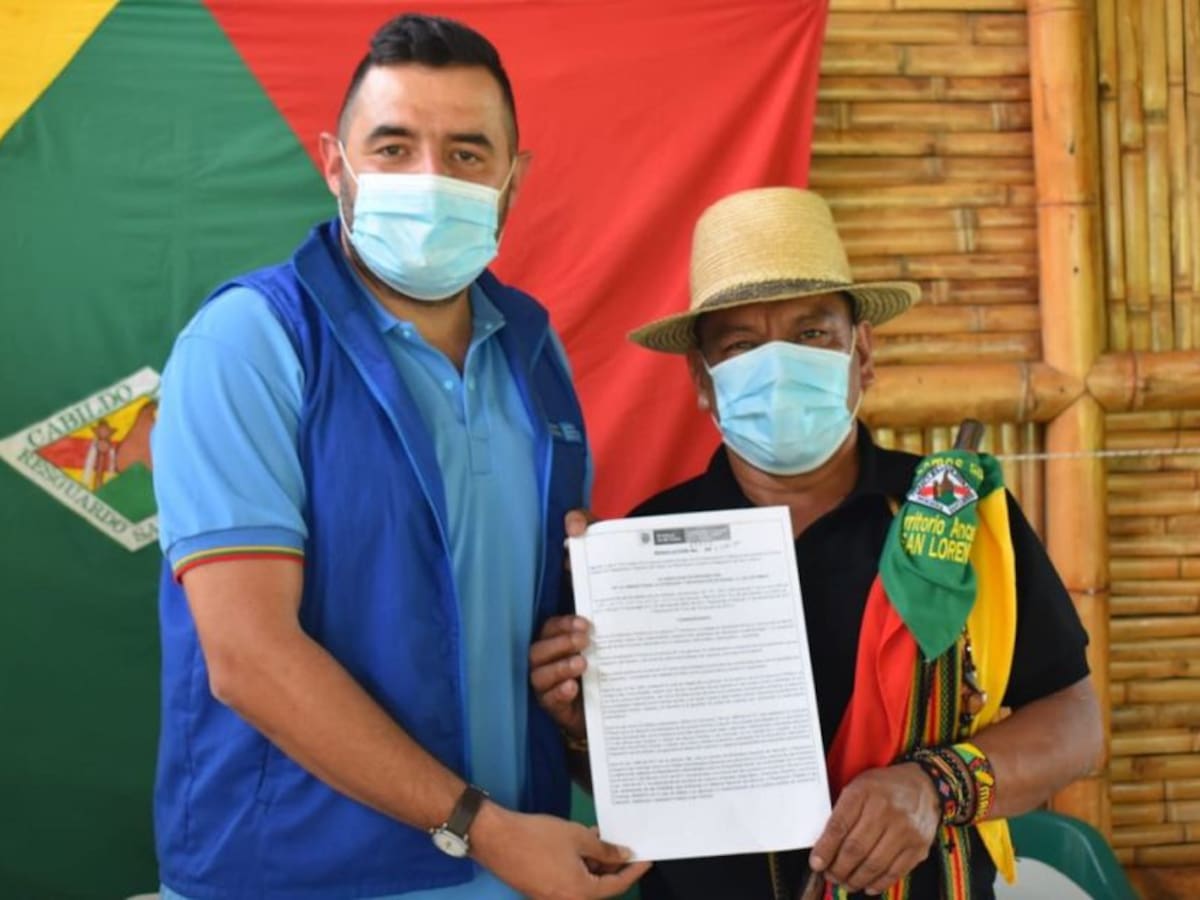 Resguardo San Lorenzo de Riosucio recibe indemnización colectiva