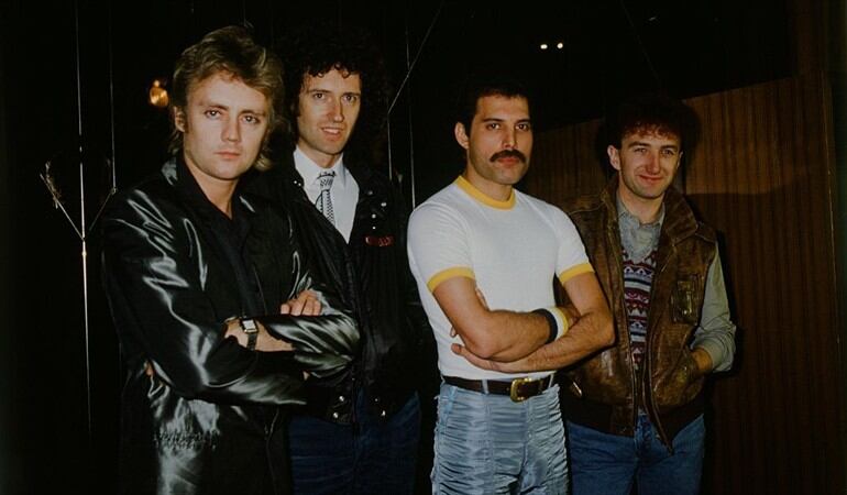 Queen, la mítica banda inglesa de rock. Foto: Getty Images/Koh Hasebe/Shinko Music