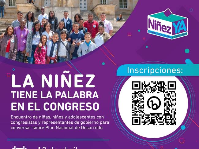 Niños y niñas conversarán en el congreso para aportar en la aprobación del PND 2022 – 2026