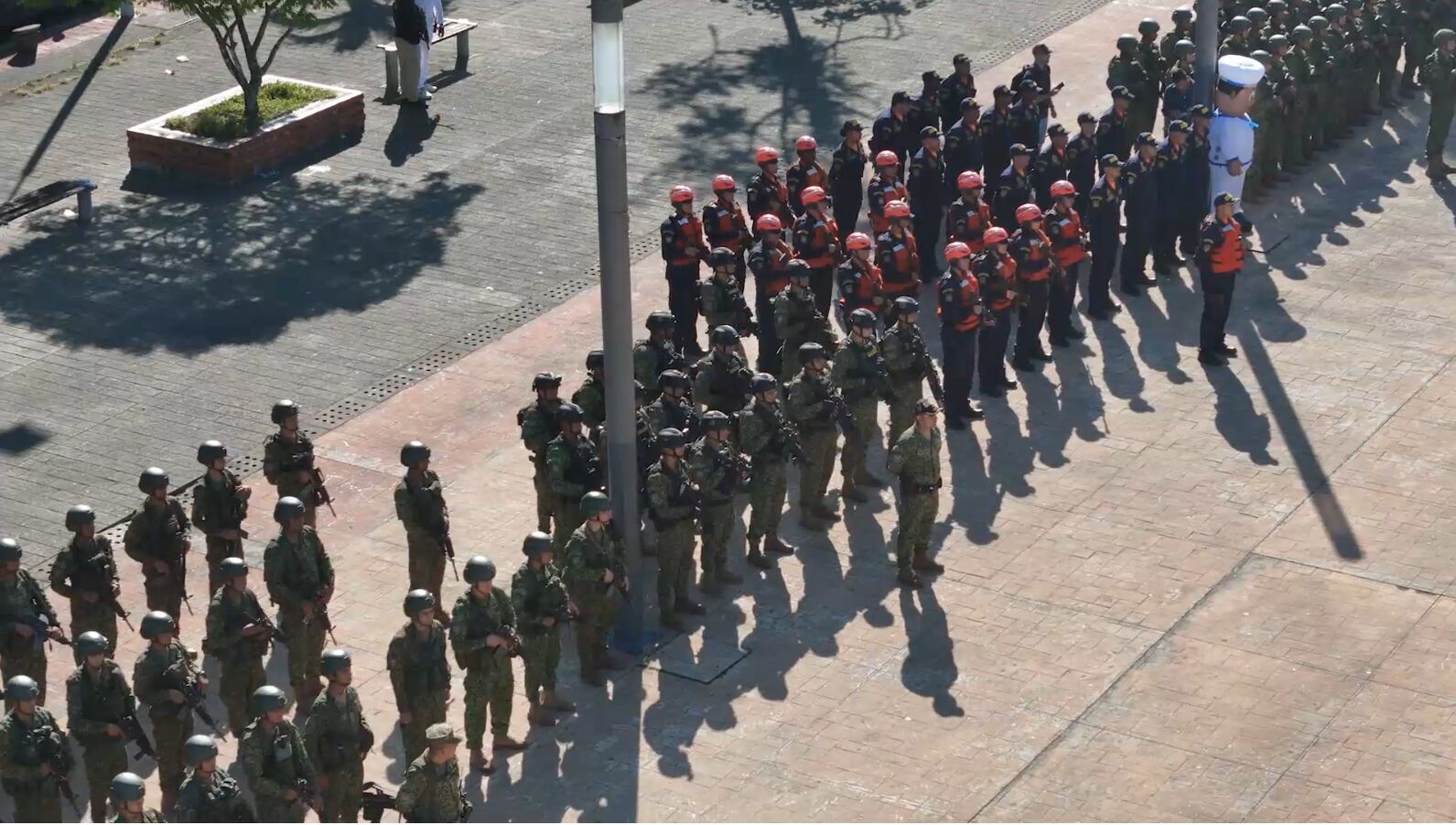 Llegan 100 hombres de las fuezas especiales de la Policia Nacional a Buenaventura / Foto: Gobernación del Valle del Cauca