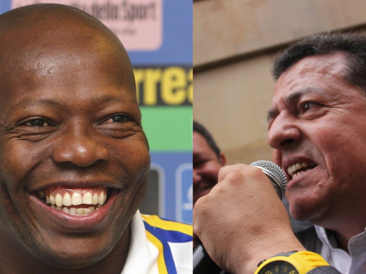 A modo de burla, 'Tino' le pide permiso a Hugo Ospina para montar caballo