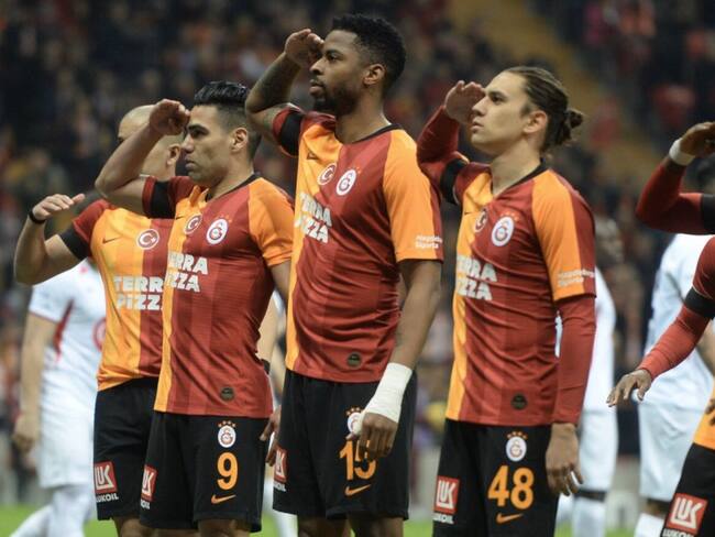 Falcao marcó doblete en triunfo del Galatasaray