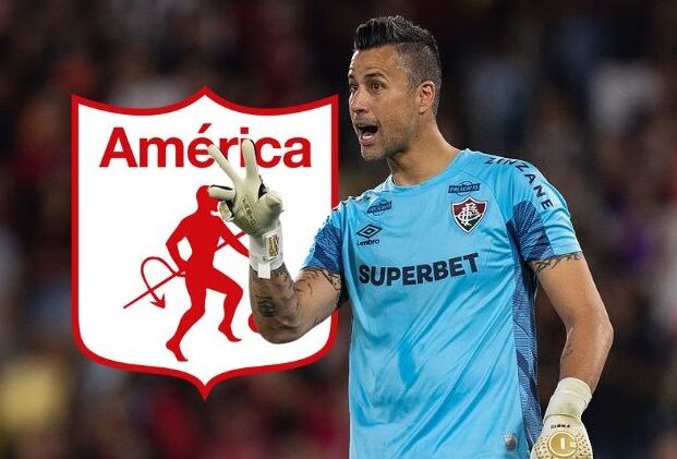 Fábio, arquero de Fluminense / Composición: Caracol Radio