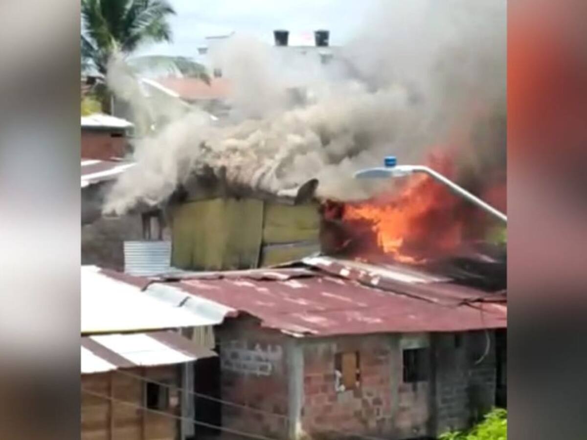 Un menor de dos años murió en un incendio en Chocó