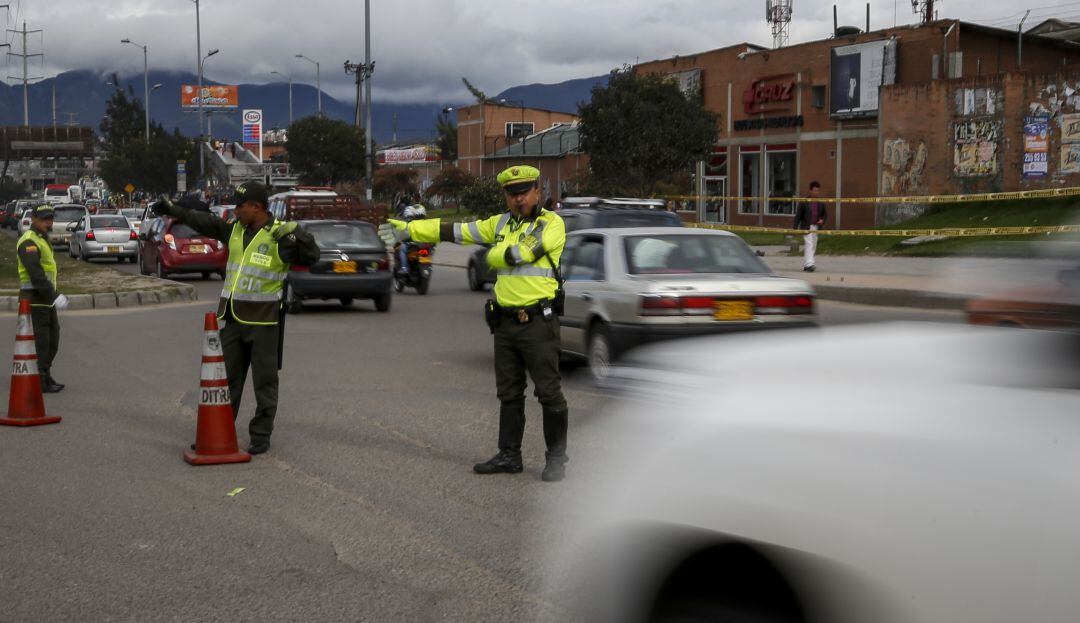 Pico y placa en Bogotá. 
