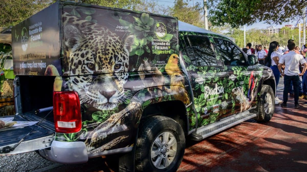 Santa Marta estrena Unidad Móvil de Rescate de Fauna Silvestre