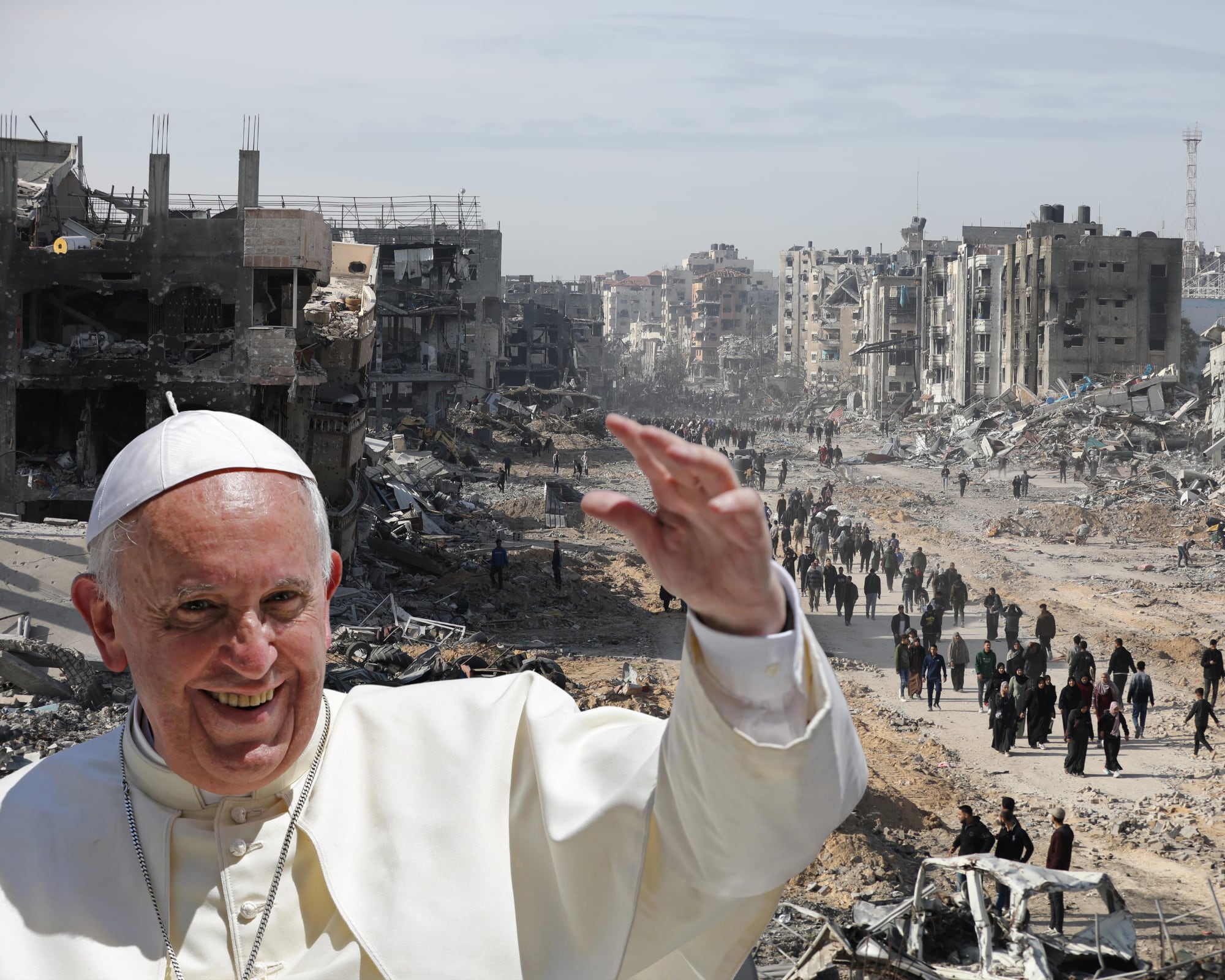 El sumo pontífice pidió a Hamas e Israel no desviarse del camino del cumplimiento de la tregua por el bien de la población palestina.
(Foto: Caracol Radio / Getty )