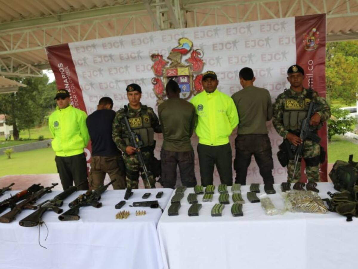 Ejército Nacional capturó tres integrantes del ELN en El Tambo, Cauca