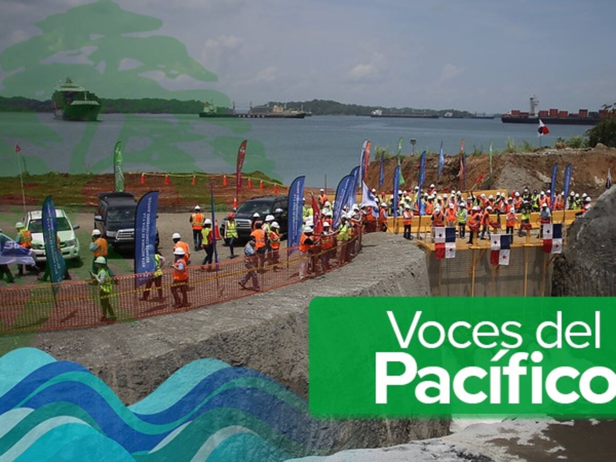 ¿Cúal es el efecto de la tercera esclusa del Canal de Panamá en la economía portuaria de la región Pacífica?