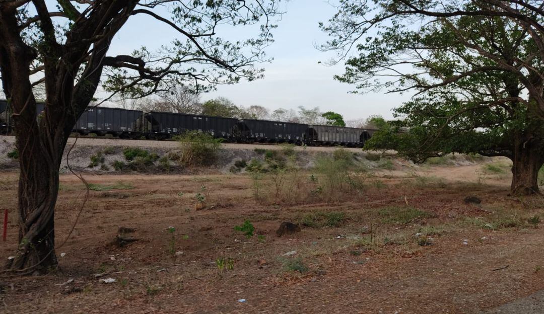 Ferrovía del Cerrejón. Sector alterno a la desviación del arroyo Bruno