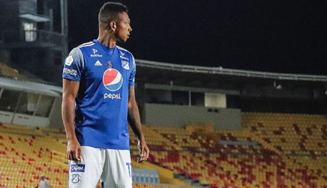 Fredy Guarín durante uno de sus primeros partidos con Millonarios en El Campín.