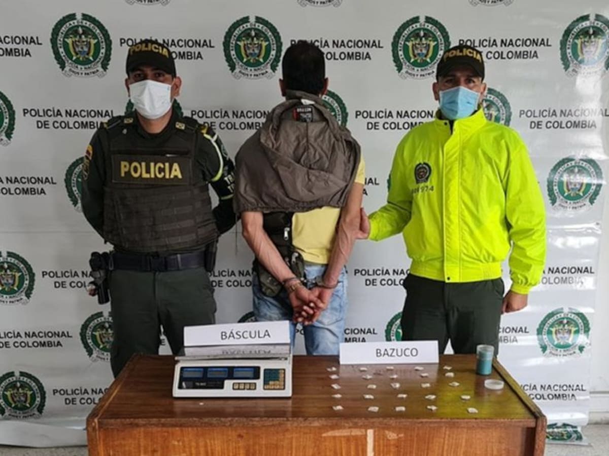 En Villamaría fue capturado alias el Zarco por tráfico de estupefacientes