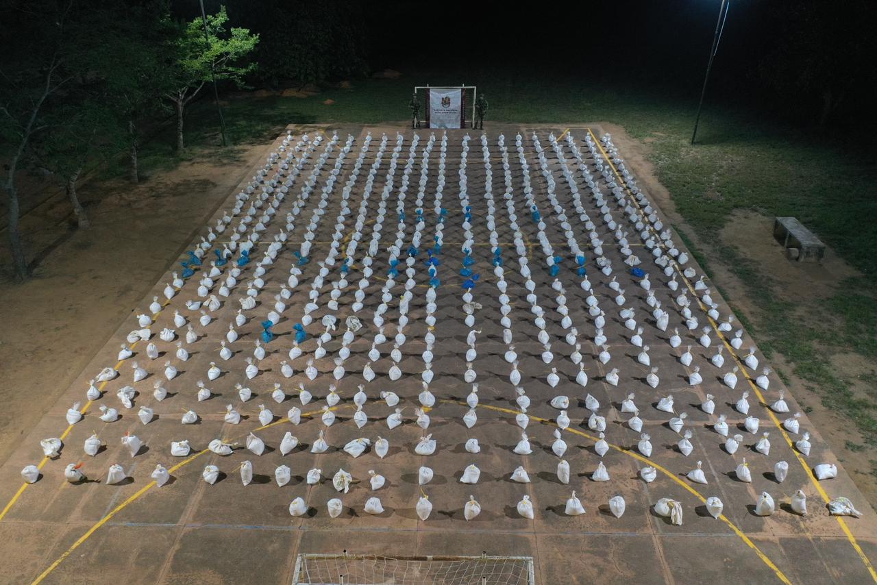 Incautación de coltán en Vichada. Cortesía: Ejército Nacional.