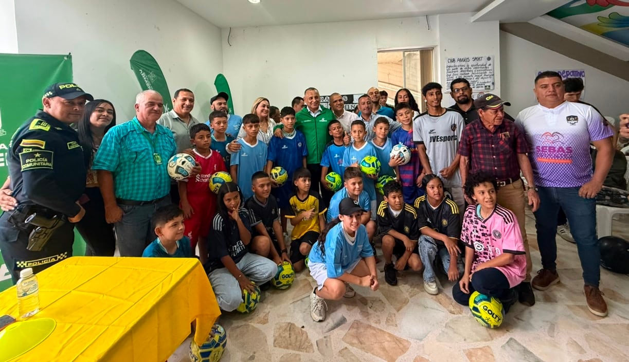 Lanzamiento del Torneo Hinchas de Paz en Armenia. Foto: Cortesía Julissa Orjuela