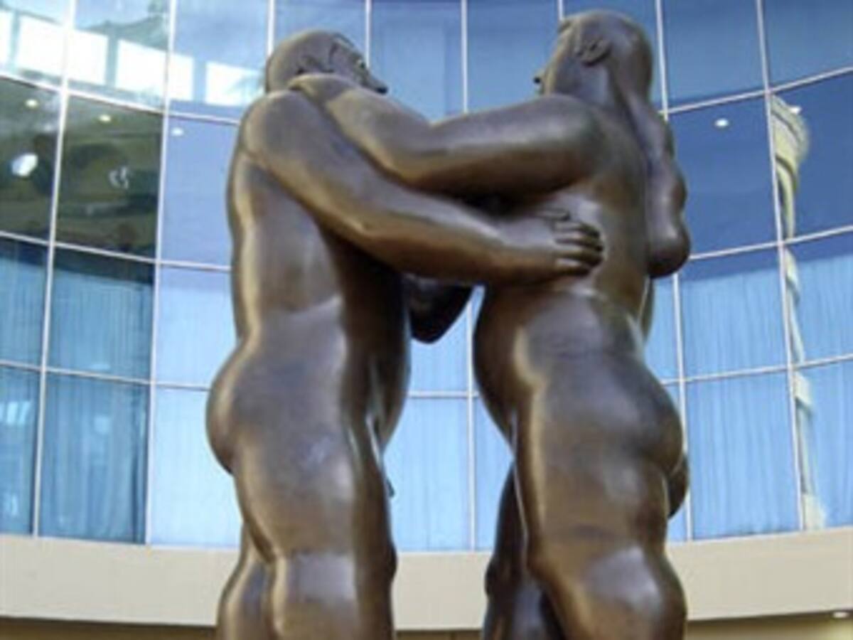 Un millón 700 mil dólares por 'Bailarines' de Botero en subasta de Christie''s
