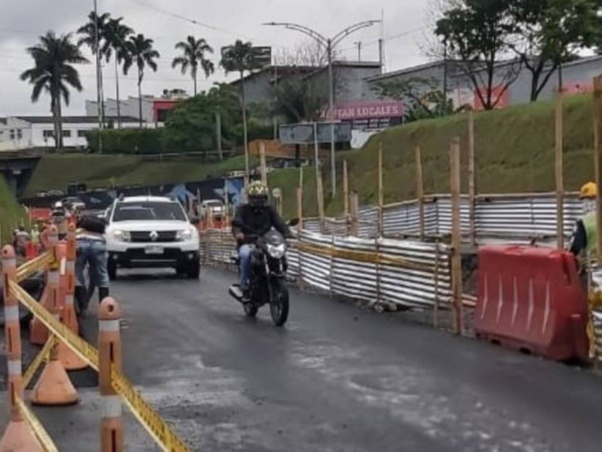 Nuevo plazo para entregar la obra vial de La Popa en Dosquebradas