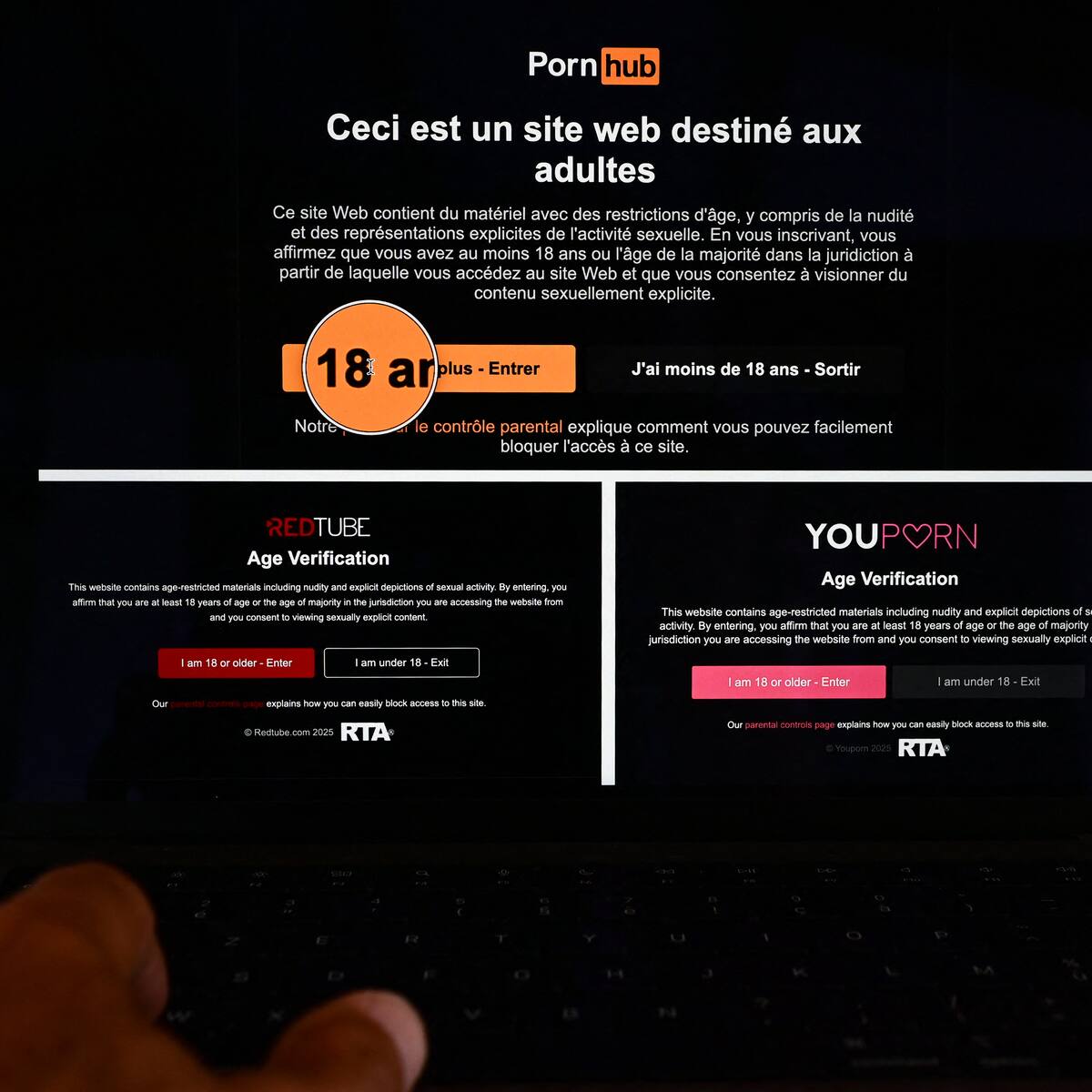 Francia: páginas de pornografía suspenden acceso en protesta a nuevas leyes de verificación de edad