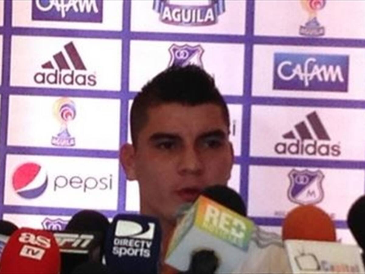Millonarios es un gran reto y debo afrontarlo con goles: Michael Rangel