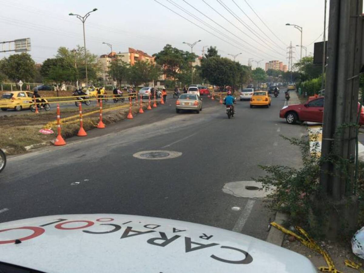 Cerraron el paso en la paralela oriental